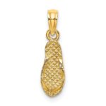 14k 3-D CAPTIVA Flip-Flop Charm