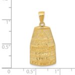 14k 90 MILES TO CUBA SOUTHERNMOST POINT USA KEY WEST Pendant - Image 4