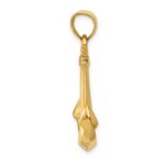 14k 3-D Anchor Pendant - Image 2