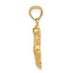 14k Polished Frog Pendant - Image 2