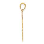 14K Lacey Trim Cross Pendant - Image 2