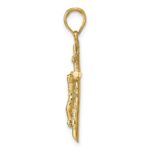14K Stick Style Crucifix Pendant - Image 2