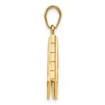 14K 3-D SERENITY PRAYER Book with Moveable Pages Pendant - Image 2