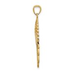 14K Cut-out Angel Wing Pendant - Image 2