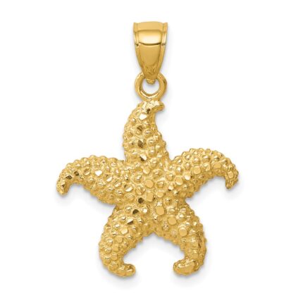 14K Starfish Pendant
