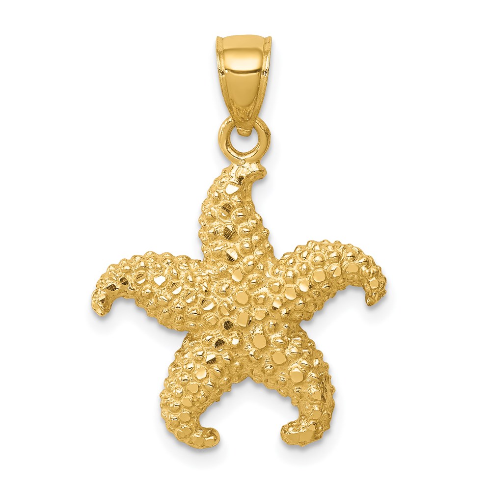 C4610.jpg 14K Starfish Pendant - Image 1