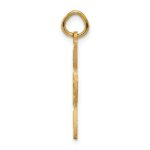 14K Satin and Diamond-Cut Dove Cut-out Charm - Image 2