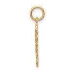 14k 16 in Heart Charm - Image 2