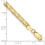14K 3.75mm Concave Anchor with Lobster Clasp Chain - Image 2