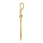 14K Cards and Dice Charm Holder Pendant - Image 2