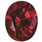 Created Ruby 9x7mm Oval - Image 2