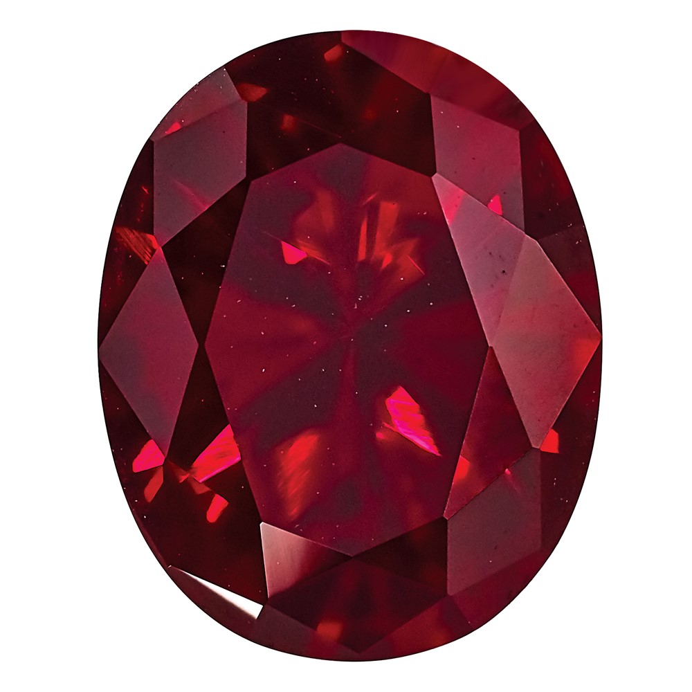 CR-OVF-6.jpg Created Ruby 10x8mm Oval - Image 1
