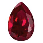 Created Ruby 9x6mm Pear