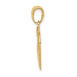 14k #1 TEACHER Apple Pendant - Image 2
