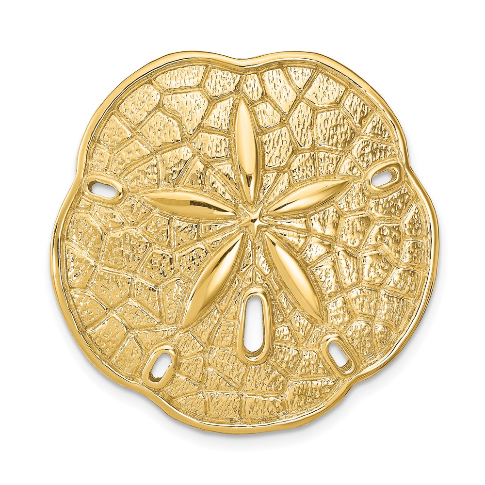 D2868.jpg 14k Large Sand Dollar Omega Slide - Image 1