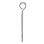 14K White Gold Angel Wing Pendant - Image 2