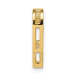 14K Polished Floating Heart Chain Slide - Image 2