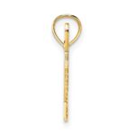14K Polished and Textured SPECIAL Charm - Image 2