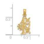 14K #1 MOM Charm - Image 4