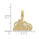 14K #1 GODMOTHER Pendant - Image 3