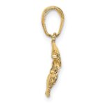 14K Mother and Baby Humpback Whale Pendant - Image 2