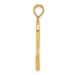 14K 3-D Racquetball Pendant - Image 2