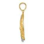 14k Two-tone Sun and Moon Charm - Image 2