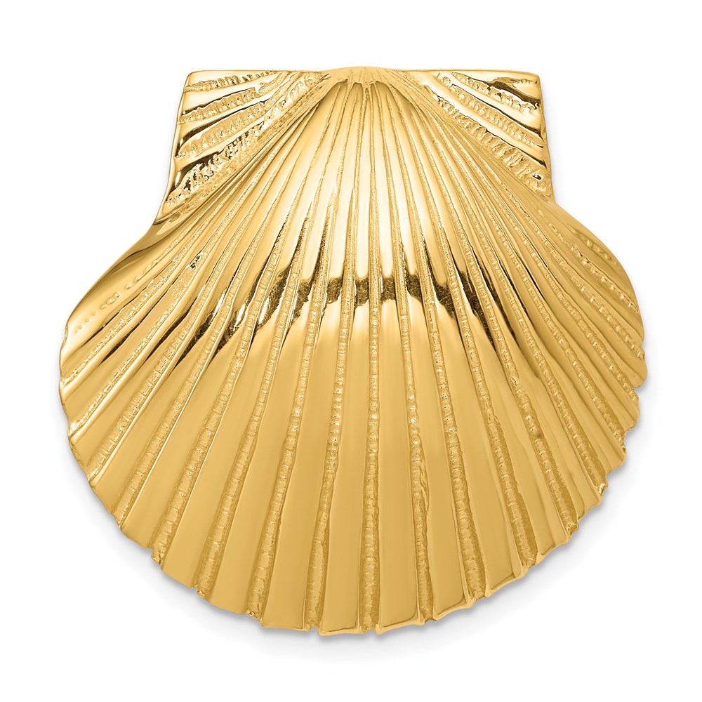 D995.jpg 14K Fits Up To 8mm and 10mm Scallop Shell Omega Slide - Image 1