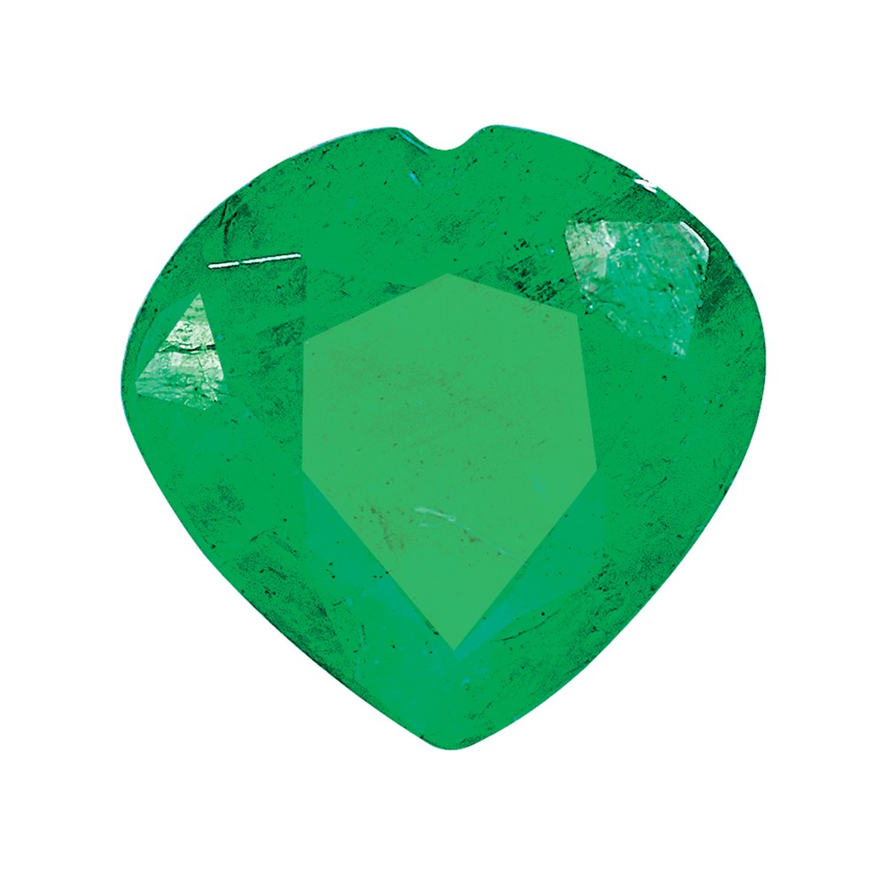 EM-HTF-A.jpg Emerald A Quality 3mm Heart - Image 1