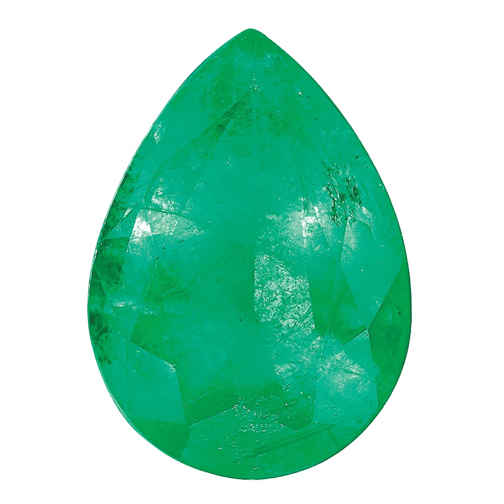 EM-PSF-A-2.jpg Emerald A Quality 7x5mm Pear - Image 1