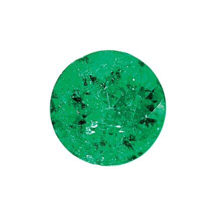 Emerald AA Quality 1.5mm Round Diamond-Cut