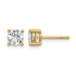 10k Round 4-Prong 1.00ct. Diamond Stud Earrings