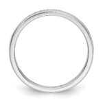 14k White Gold 1/2 carat Lab Grown Diamond VS/SI+ G+ Complete Channel Set Size 7 Eternity Band - Image 3