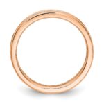 14k Rose Gold 1 carat Lab Grown Diamond VS/SI+ G+ Complete Channel Set Size 7 Eternity Band - Image 3