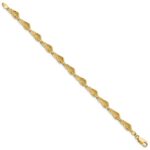 14k Polished Flip Flop 7 inch Bracelet - Image 2