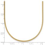 14K .9mm Franco with Lobster Clasp Chain - Image 5