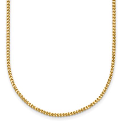 14K 1mm Franco with Lobster Clasp Chain