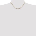 14K 1.5mm Franco with Lobster Clasp Chain - Image 4