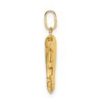 14k Polished 3-D Dolphin Pendant - Image 2