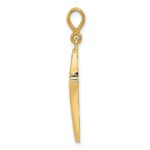 14k Polished Cross Pendant - Image 2