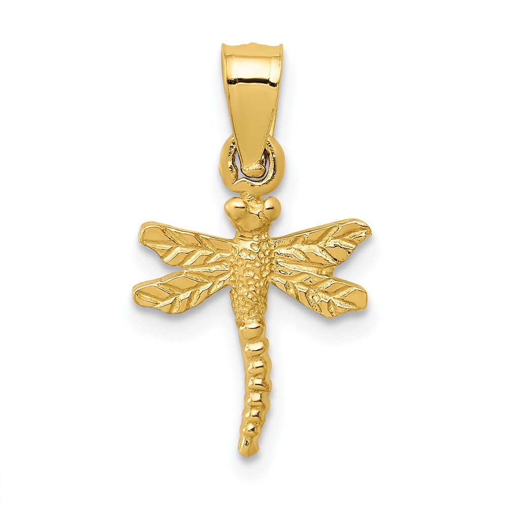 K3256.jpg 14K Dragonfly Pendant - Image 1