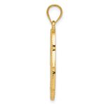 14k Hamsa with Star of David Charm - Image 2
