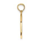 14k 2-Piece Break-Apart GOD KEEP WATCH BETWEEN THEE AND ME Heart Charm - Image 2