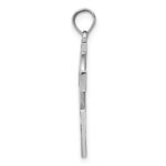 14k White Gold Celtic Cross Pendant - Image 2