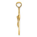 14k Two-Tone Crucifix Reverses to St. Benedict Medal Pendant - Image 3