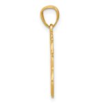 14K Polished Interlocking Giraffes Pendant - Image 2