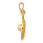 14K  3-D Sombrero Pendant - Image 2