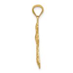 14k Polished Filigree Cross Pendant - Image 2