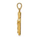 14K Crucifix Reversible to Cross Pendant - Image 2
