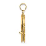 14K Enameled 3-D Moveable MY LOVE STORY Book Pendant - Image 2